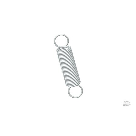 Approved Vendor Extension Spring, O=1.000, L= 4.50, W= .095 G509967177